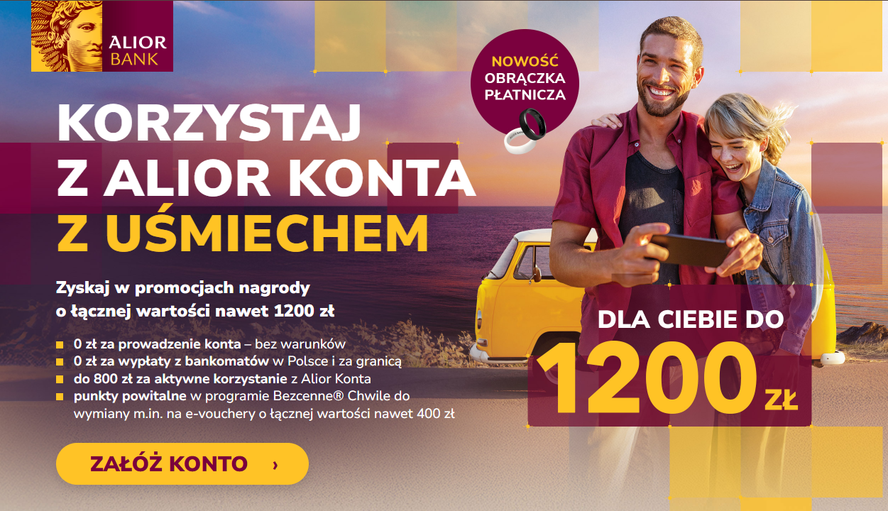 alior bank 1200 zł premii