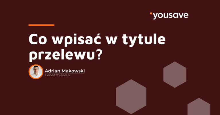co wpisać w tytule przelewu